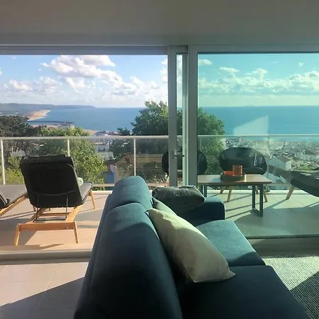 Panoramic Views - Terrace, Sea Views & Pool Apartment Nazare Exterior photo