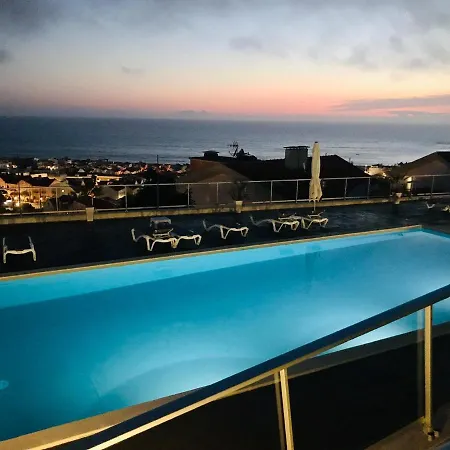 Panoramic Views - Terrace, Sea Views & Pool Apartment Nazare Exterior photo