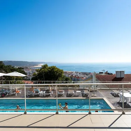 Panoramic Views - Terrace, Sea Views & Pool Apartment Nazare Exterior photo
